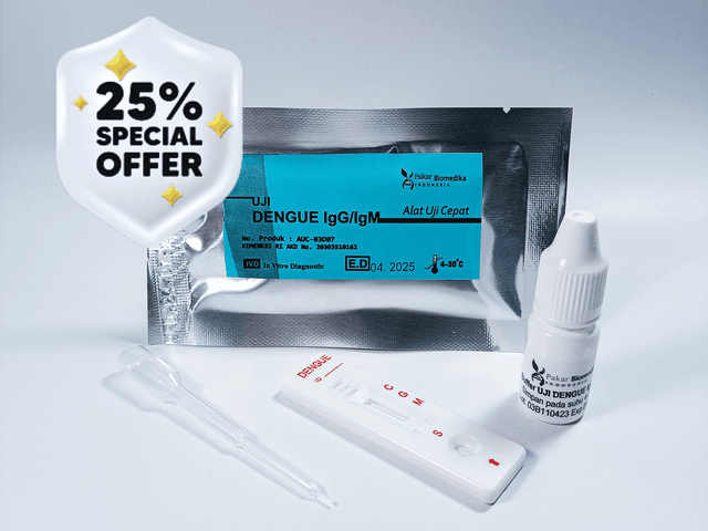 Uji Dengue IgG/IgM (25 test)