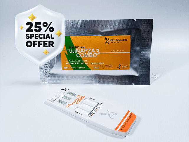 Uji Napza Combo 3 (Mop, THC, Amp) (25 test)